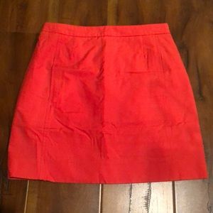 Balenciaga Orange Mini Skirt NWT